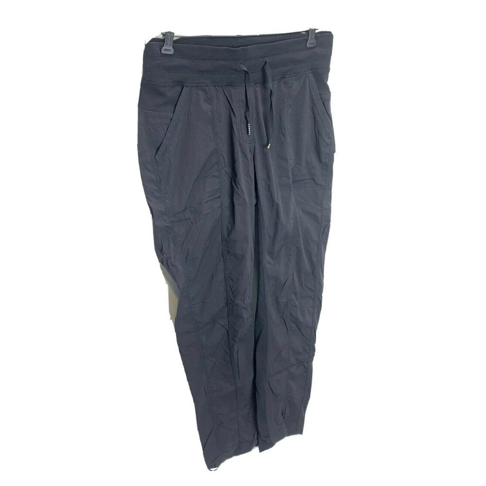 Lululemon 10 Black Pants Stretch Pockets Dance